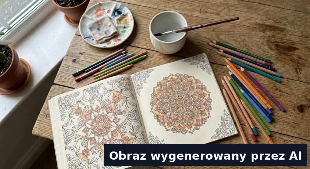 Kolorowanie jako mindfulness: jak 15 minut z kredkami dziennie pomaga redukować stres